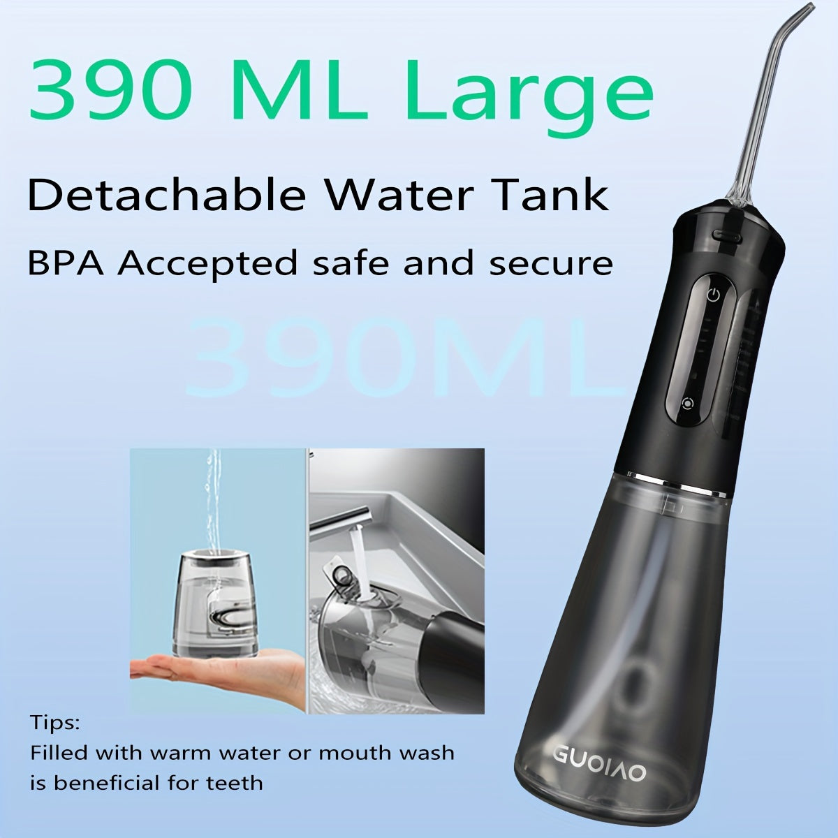 JetStream Portable Oral Irrigator and Flosser