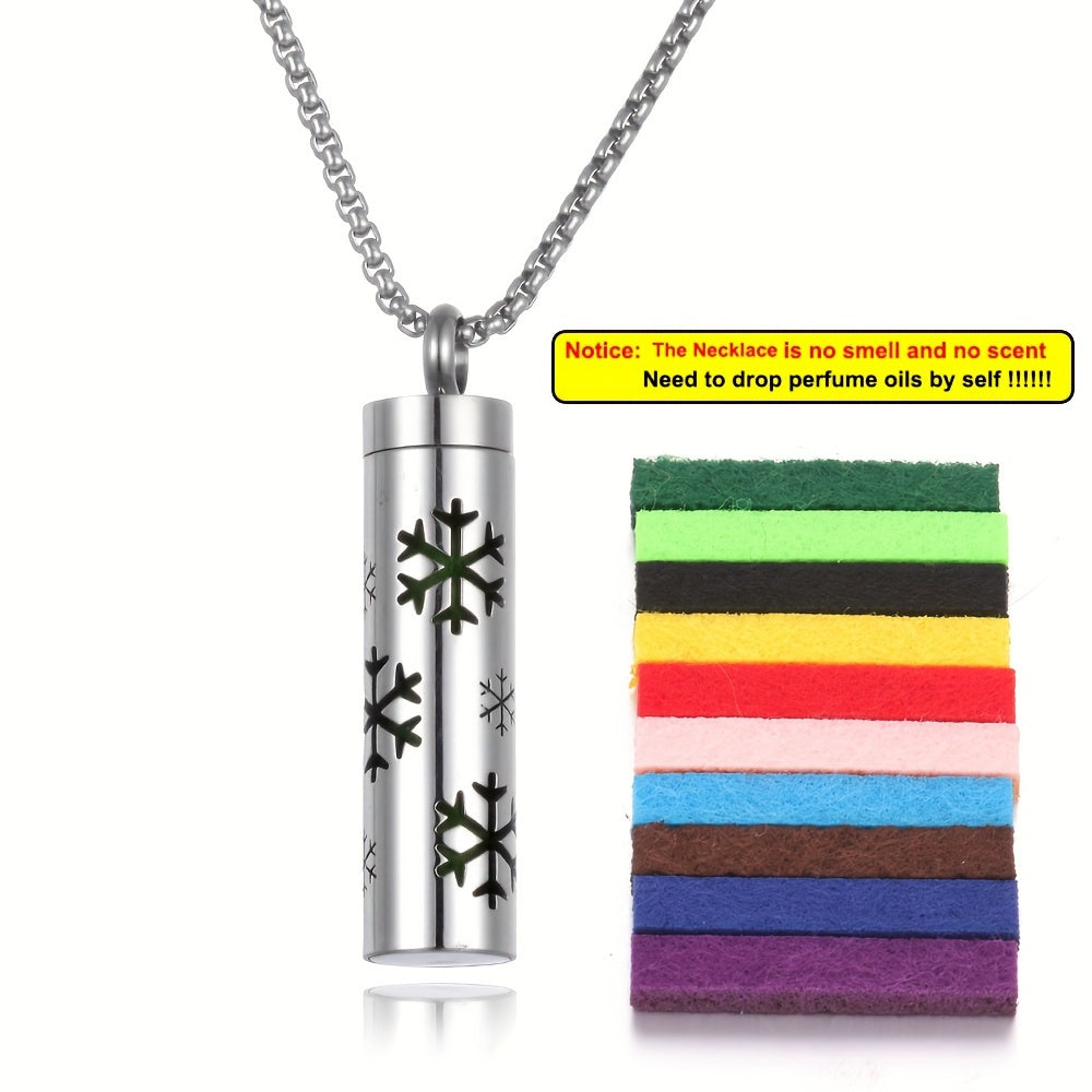 Aroma Harmony Stainless Steel Diffuser Necklace Set