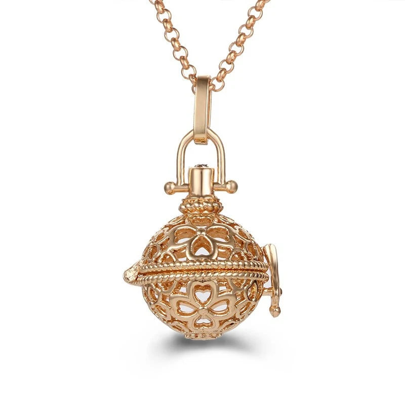 Vintage Angel Caller Aromatherapy Necklace