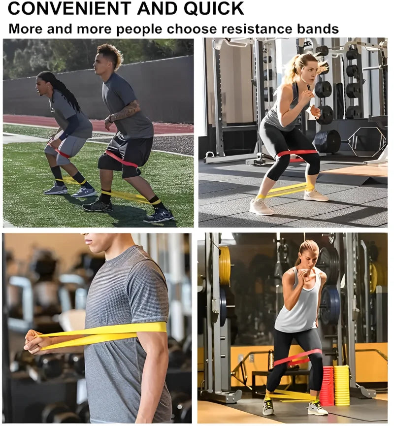 7 Piece TPE Fitness Resistance Band Set