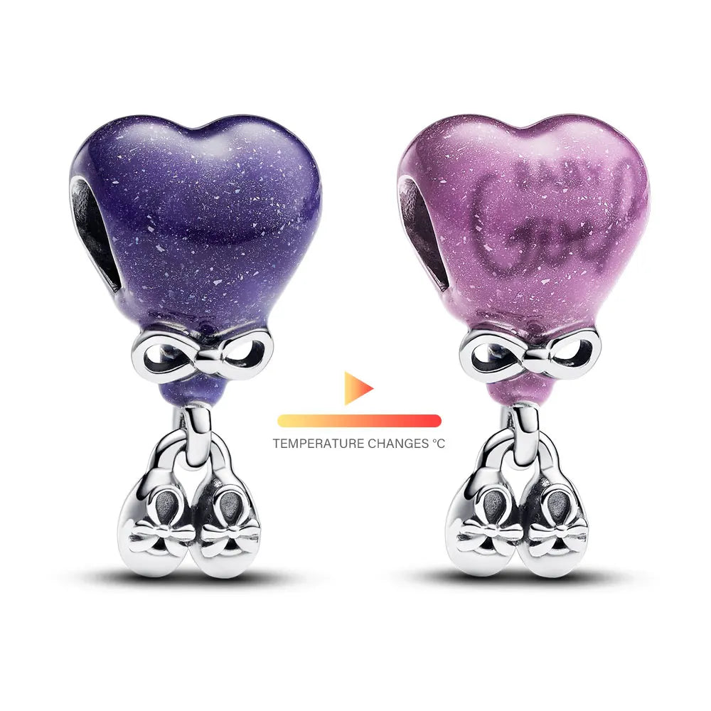 Crown & Heart Family Charm Collection