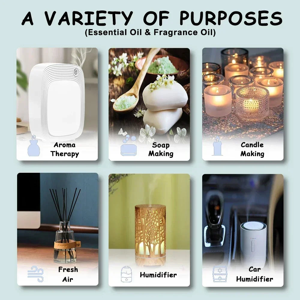 AromaBreeze Essential Oil Diffuser and Aromatherapy Scent Diffuser