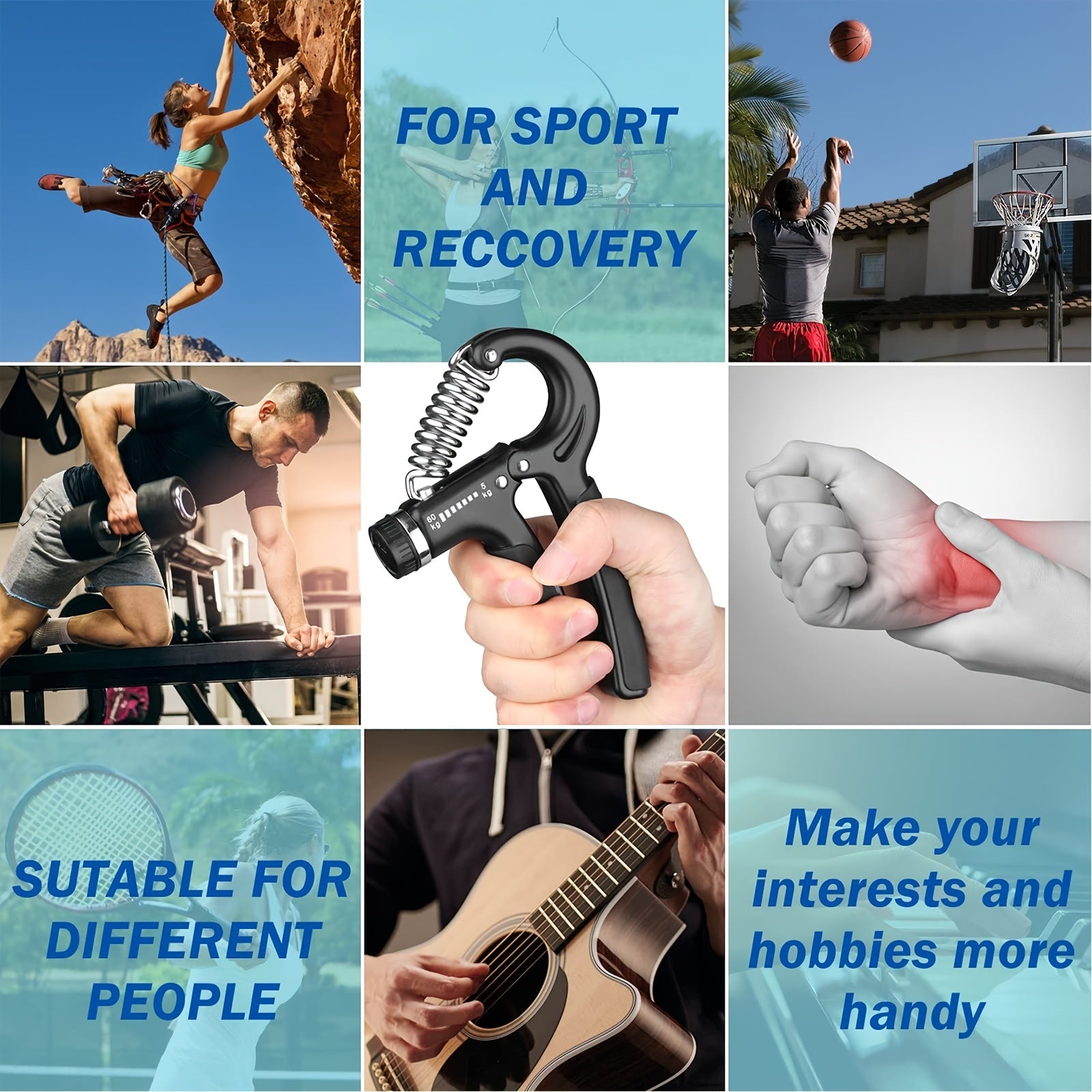 Versatile Hand Exerciser for Strength and Rehabilitation