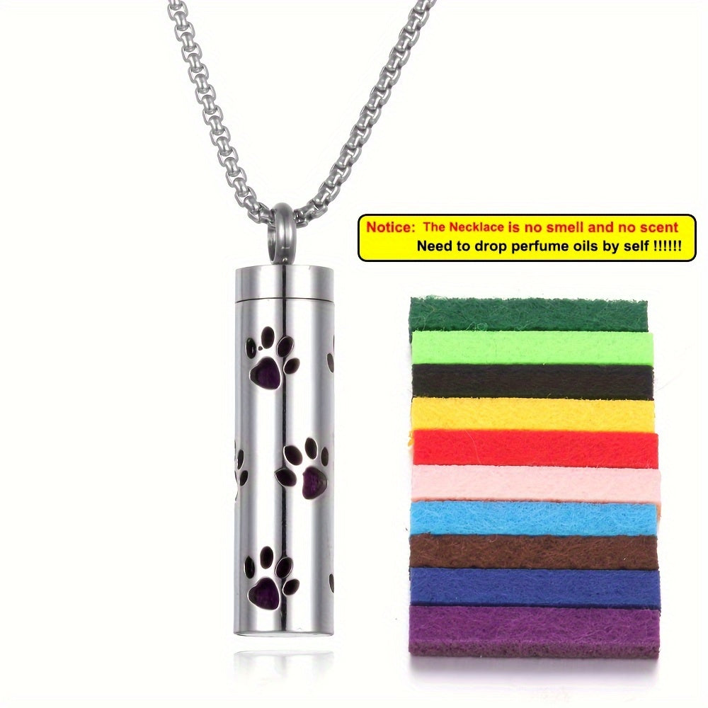 Aroma Harmony Stainless Steel Diffuser Necklace Set