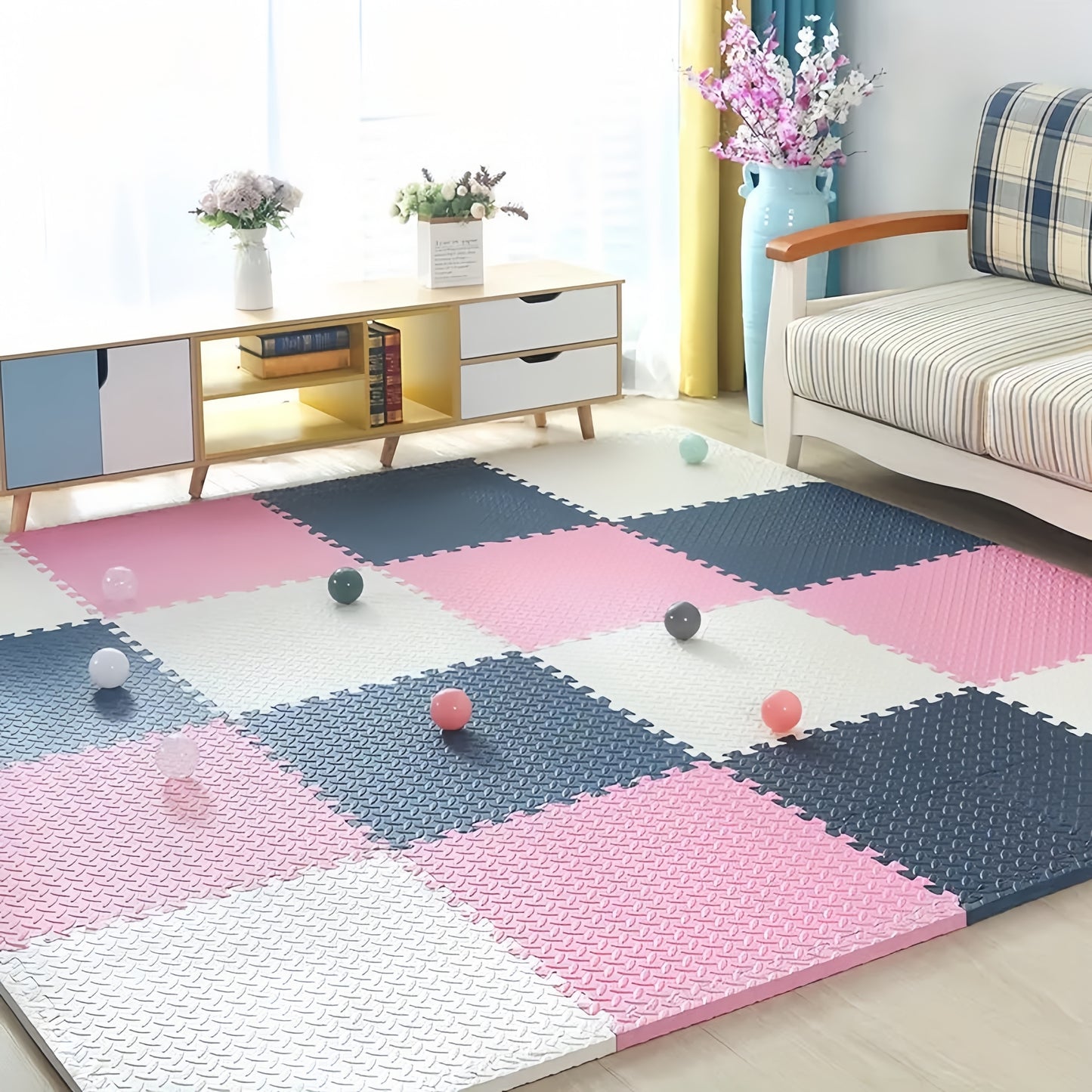 Versatile EVA Workout Mat Set for All Fitness Levels