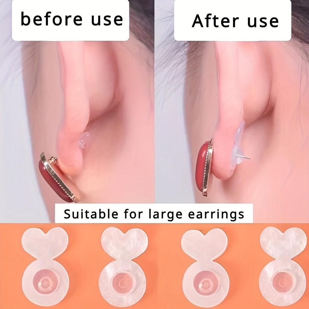 Invisible Silicone Earring Support Backs