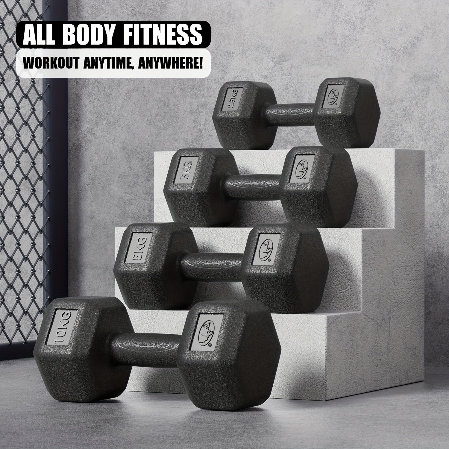 Deluxe Dumbbell Pair for Home and Full-Body Workouts
