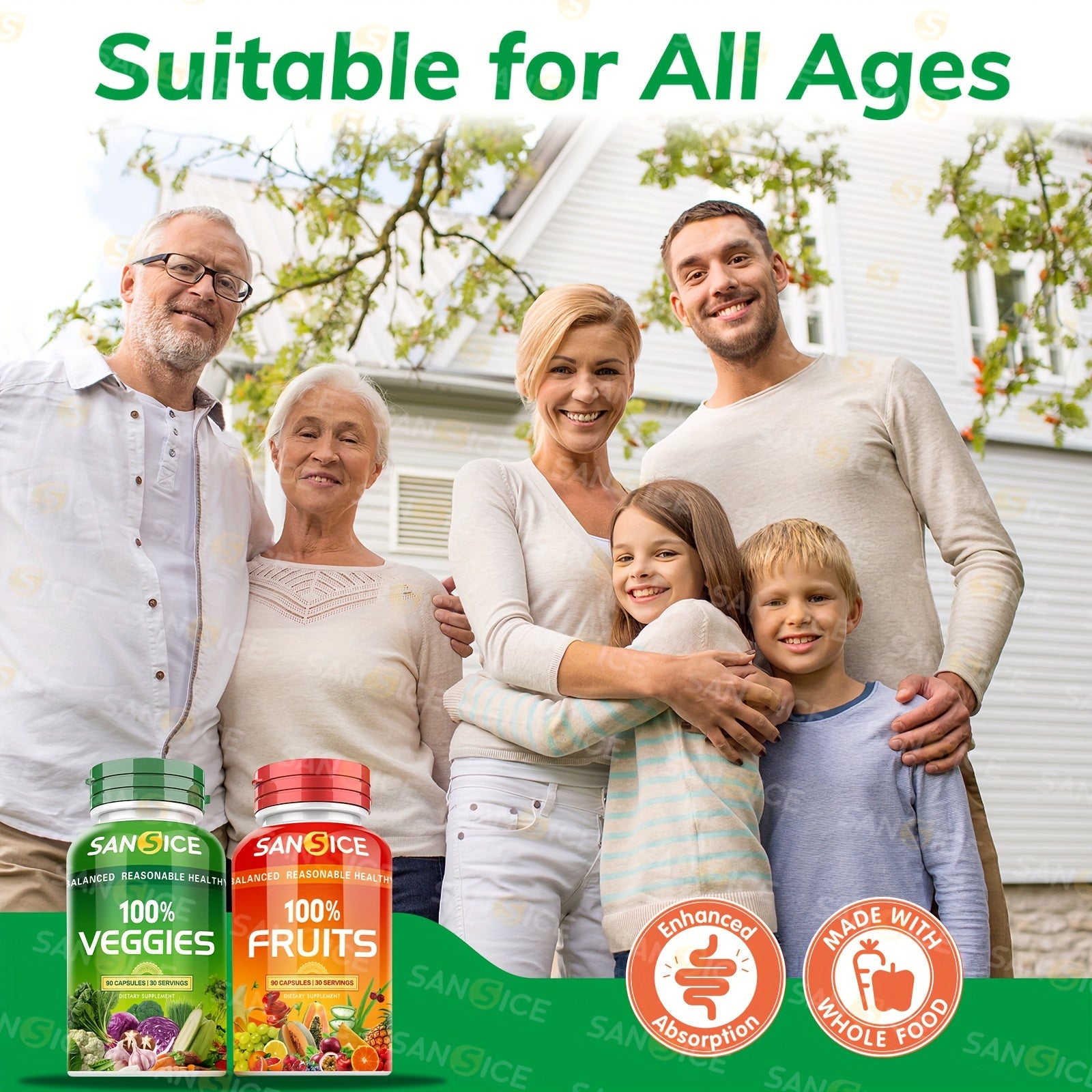 Natural Fruit & Veggie Vitamin Capsule