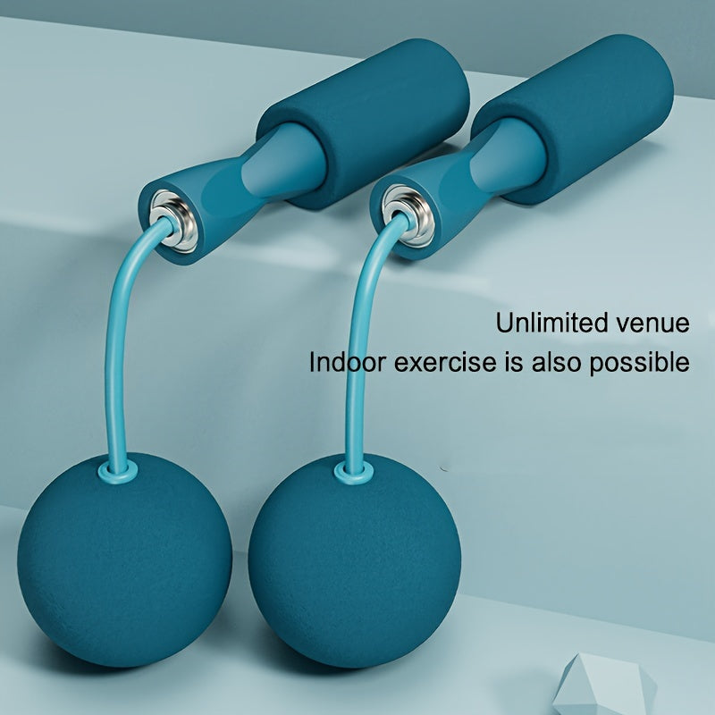 Dual-Purpose Ropeless Skipping Set for Fitness