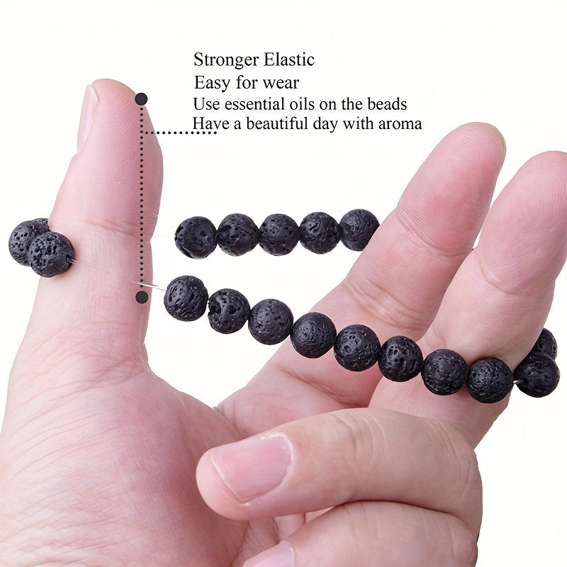 Lava Rock Aromatherapy Bead Bracelet