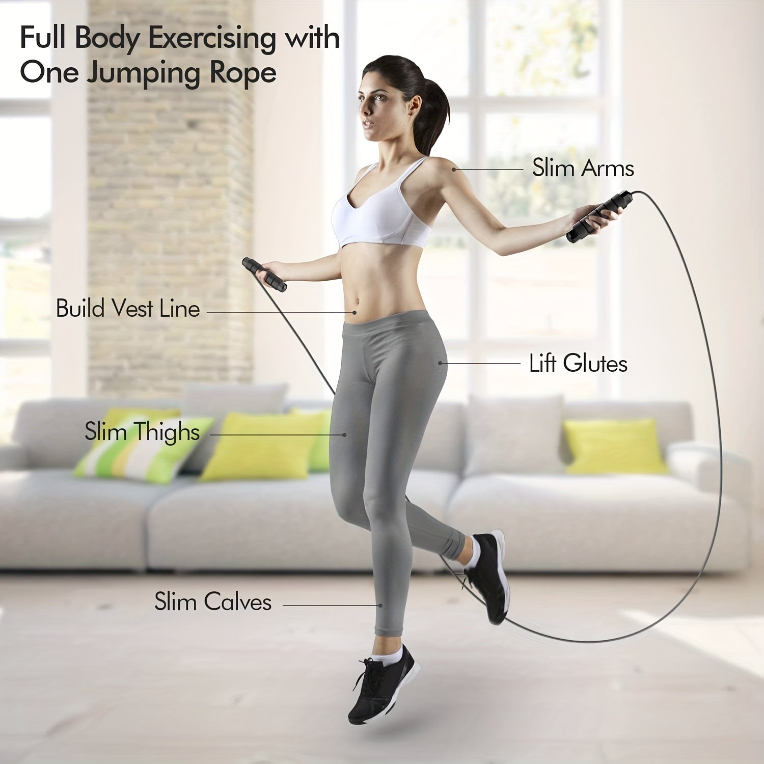 Memory Foam Handle Speed Rope for Effective Workouts