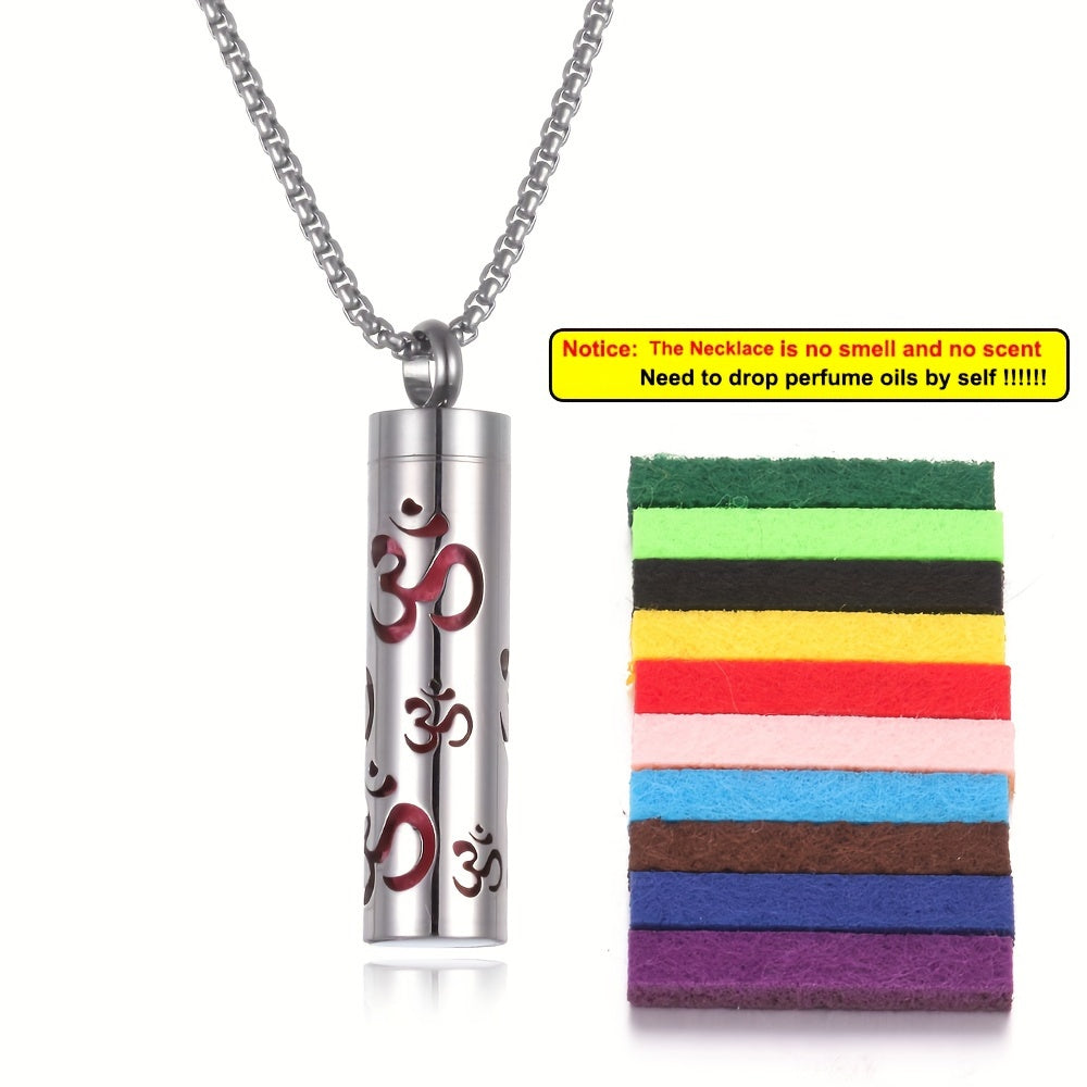 Aroma Harmony Stainless Steel Diffuser Necklace Set