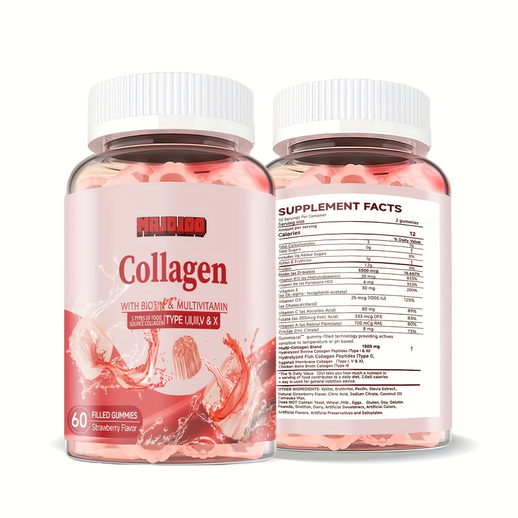 Strawberry Collagen Protein Gummies