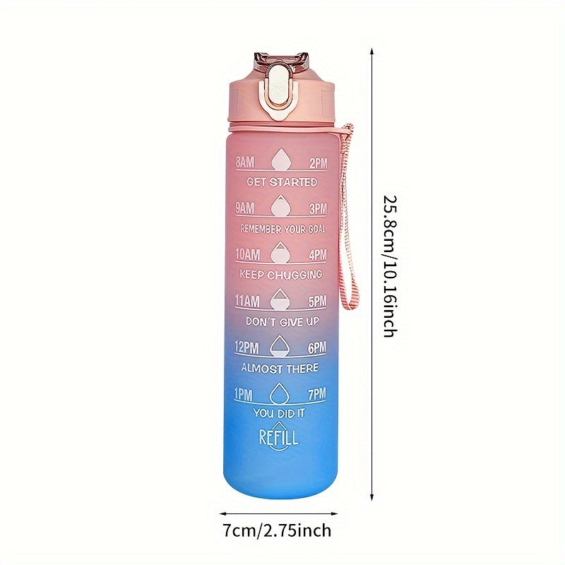 Motivational Gradient Hydration Flask