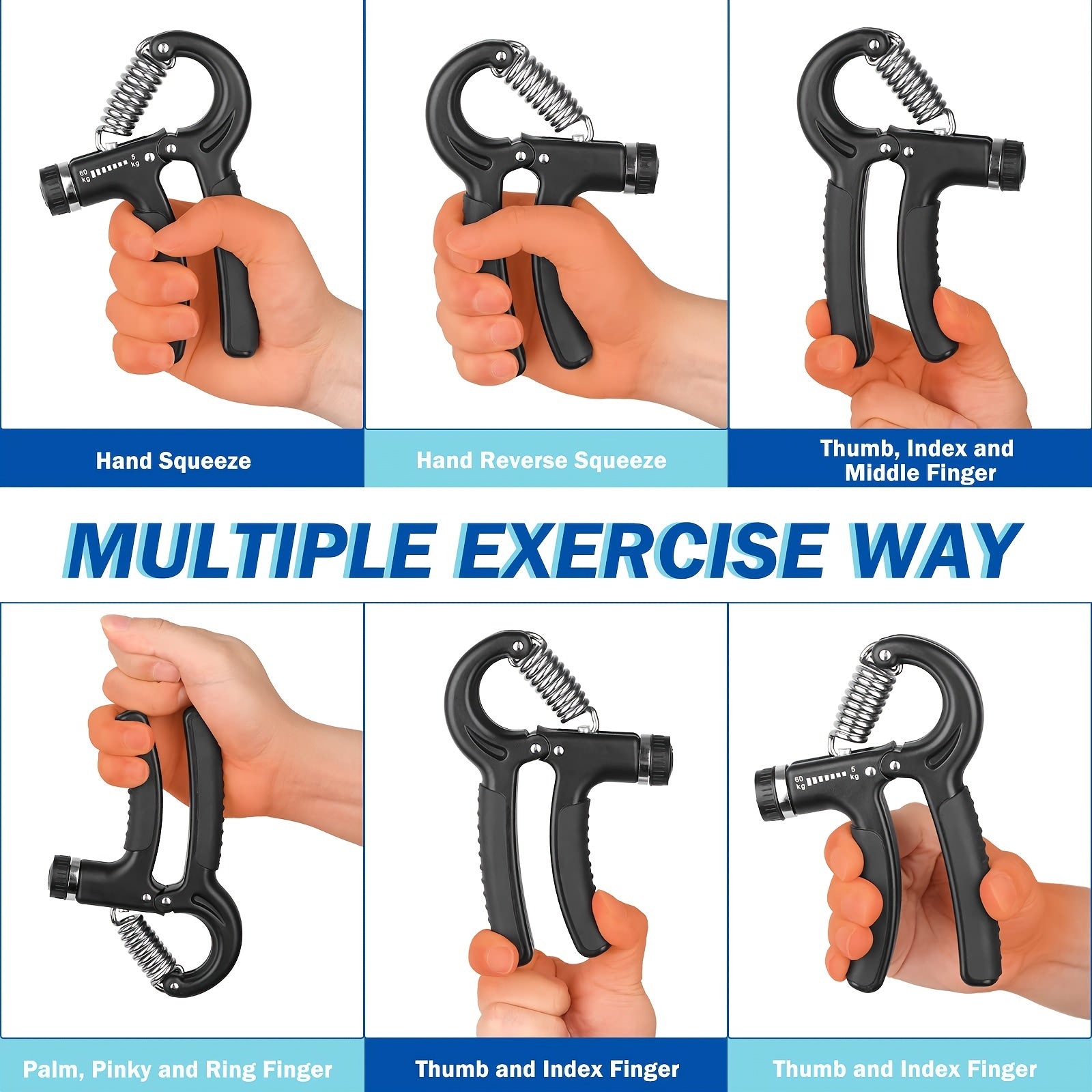 Versatile Hand Exerciser for Strength and Rehabilitation