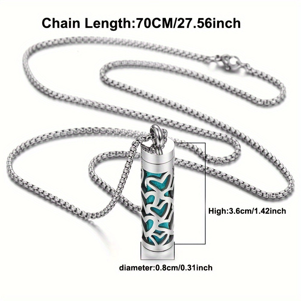 Aroma Harmony Stainless Steel Diffuser Necklace Set