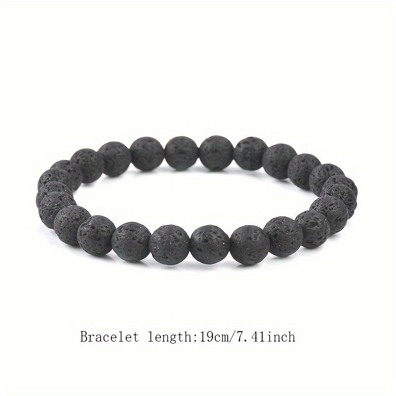 Lava Rock Aromatherapy Bead Bracelet