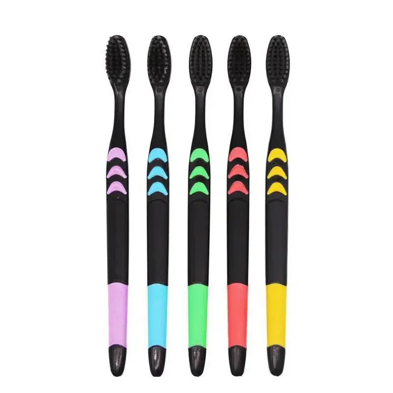 Bamboo Charcoal Soft Toothbrush Set