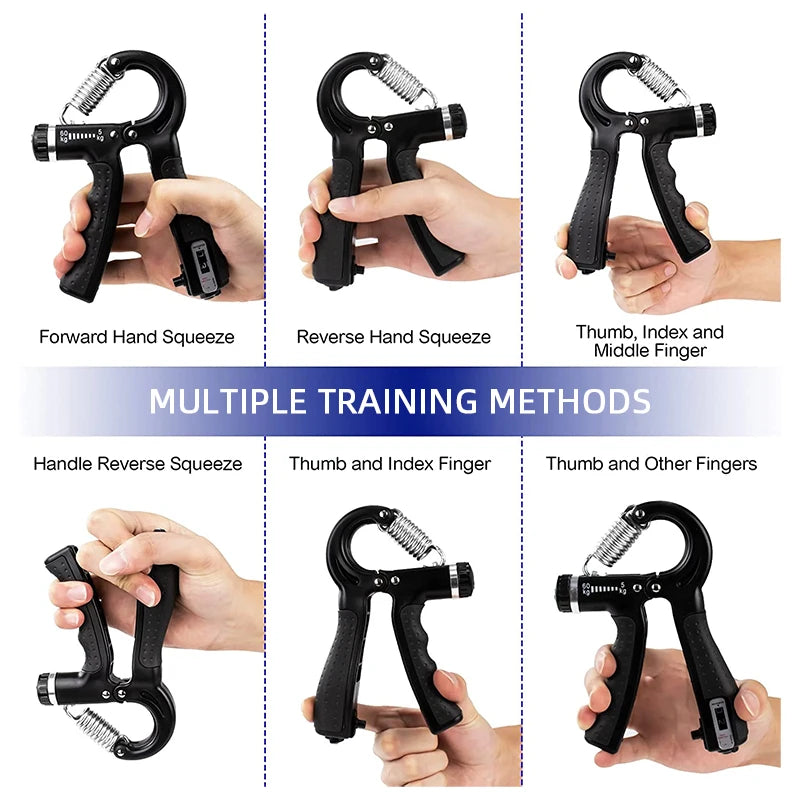 Adjustable Hand Grip Strengthener for Customized Resistance Levels - Ideal for Hand Rehabilitation and Fitness Goals