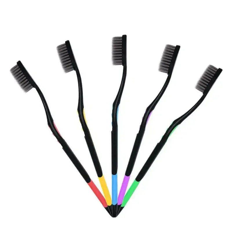 Bamboo Charcoal Soft Toothbrush Set