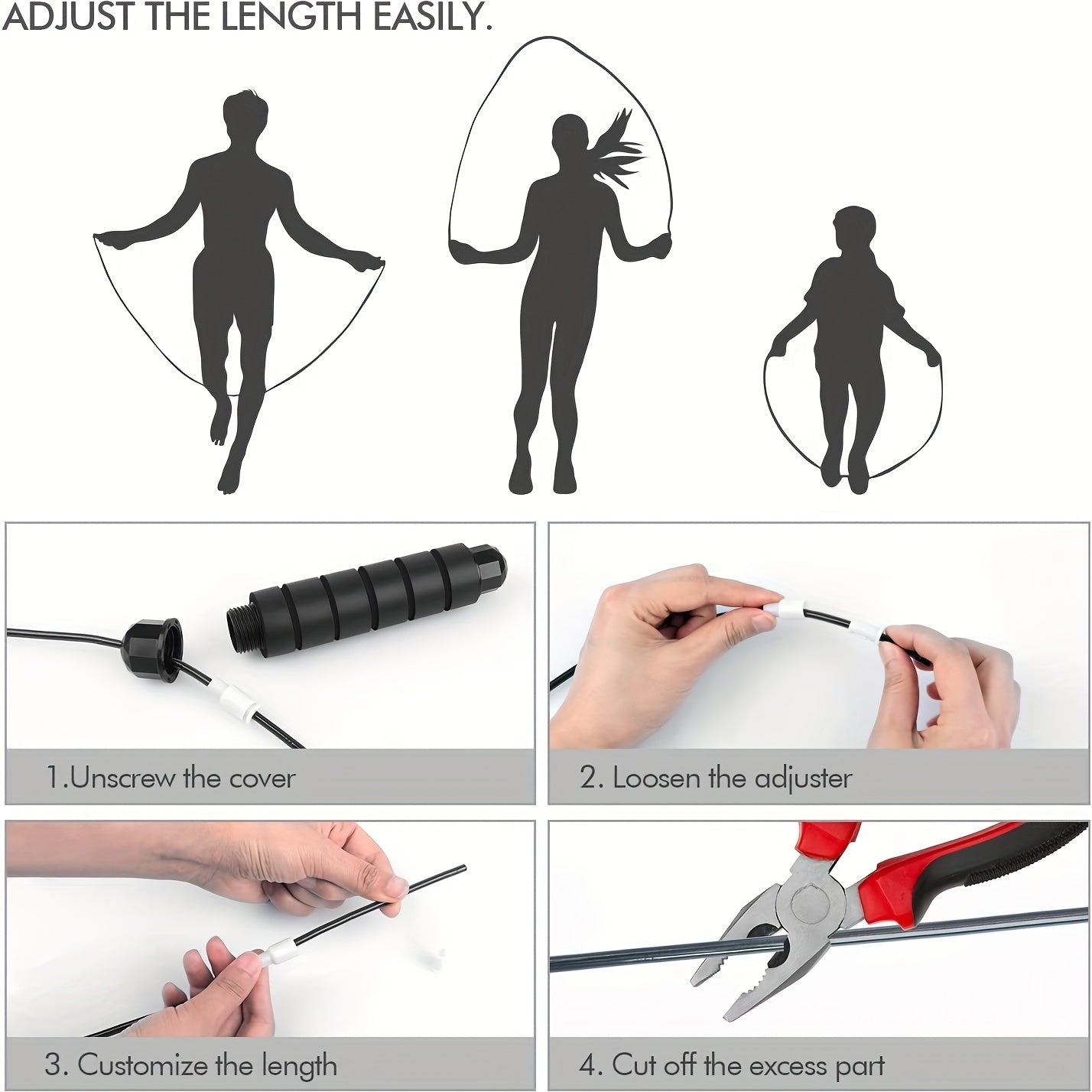 Memory Foam Handle Speed Rope for Effective Workouts