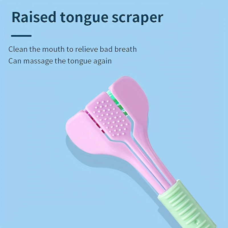 Triple-Sided Soft Bristle Toothbrush