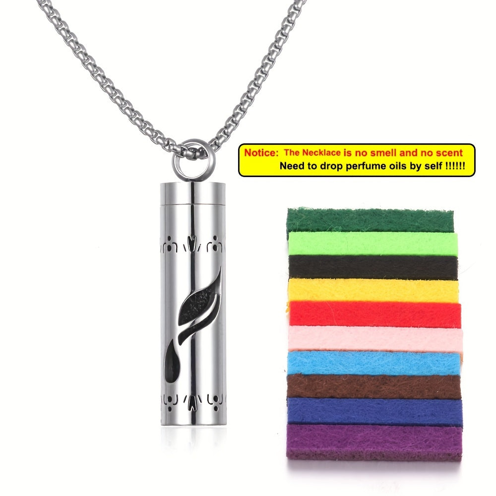 Aroma Harmony Stainless Steel Diffuser Necklace Set