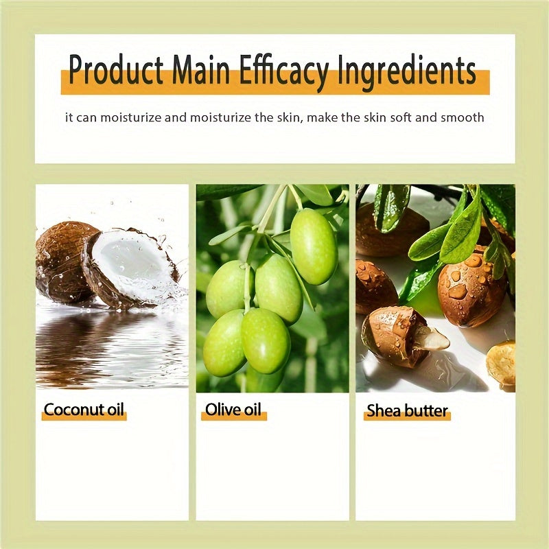 GlowPure Authentic African Soap Bar with Shea Butter and Natural Botanicals