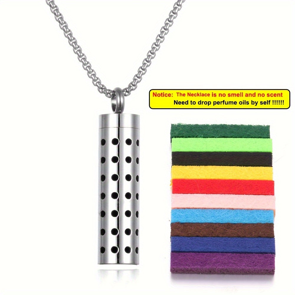 Aroma Harmony Stainless Steel Diffuser Necklace Set