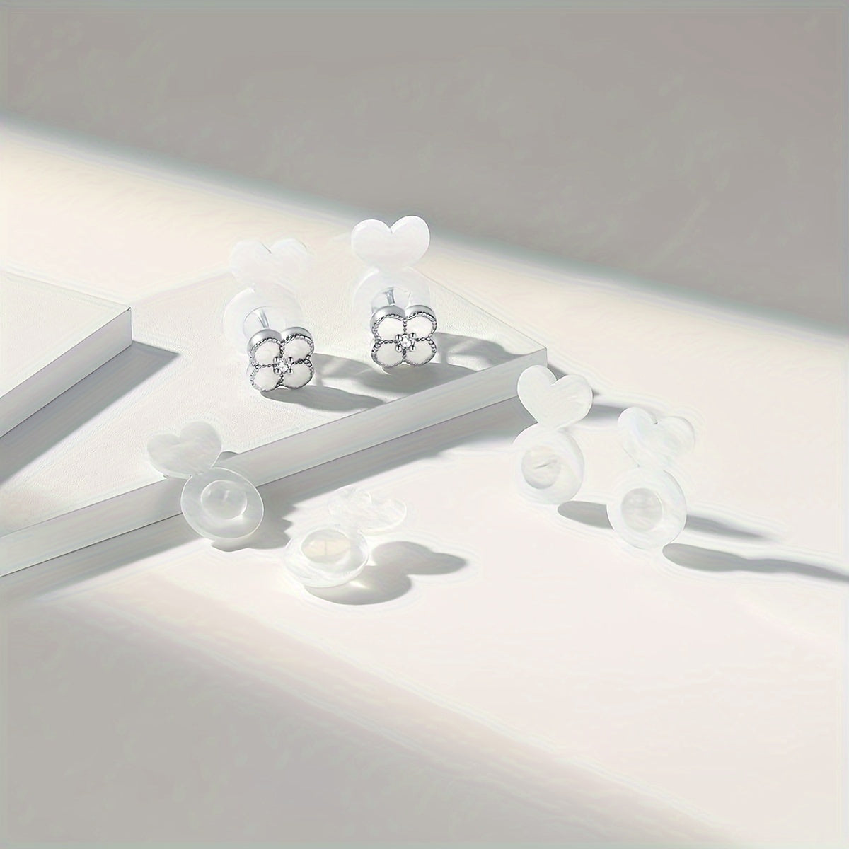 Invisible Silicone Earring Support Backs