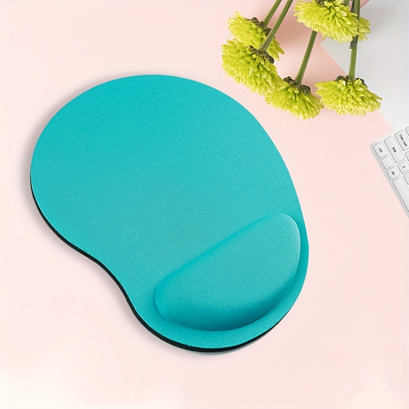 Ergonomic Memory Foam Wrist Rest Mouse Pad for Comfort and Support
