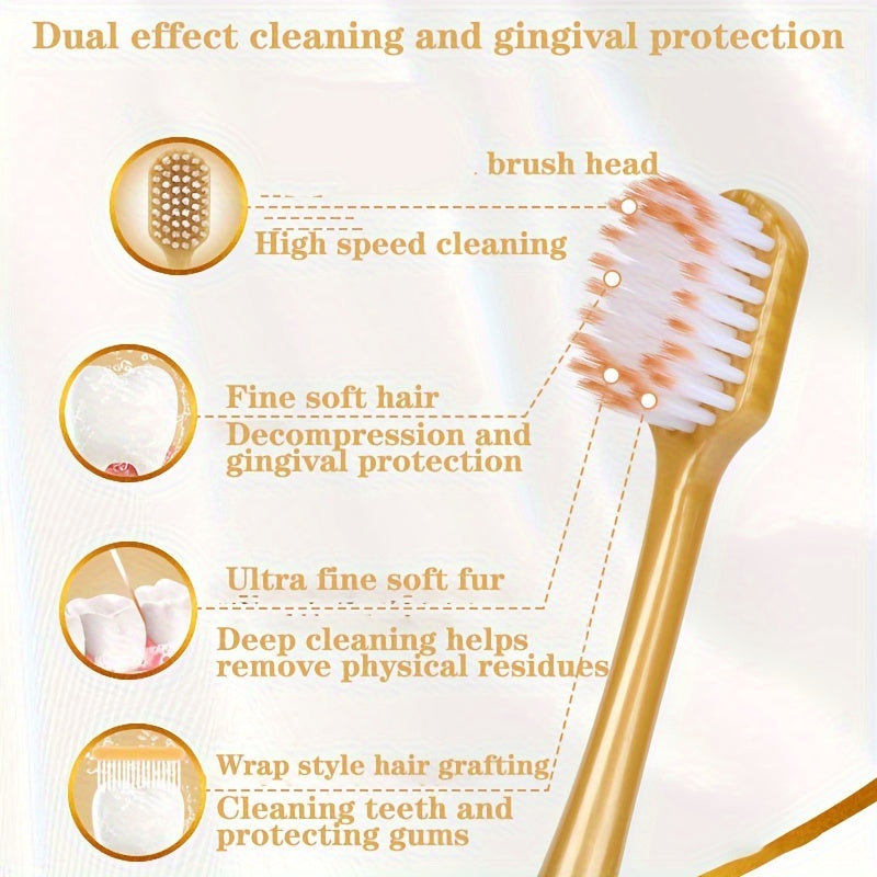 Ultra-Fine Soft Bristle Toothbrush Set