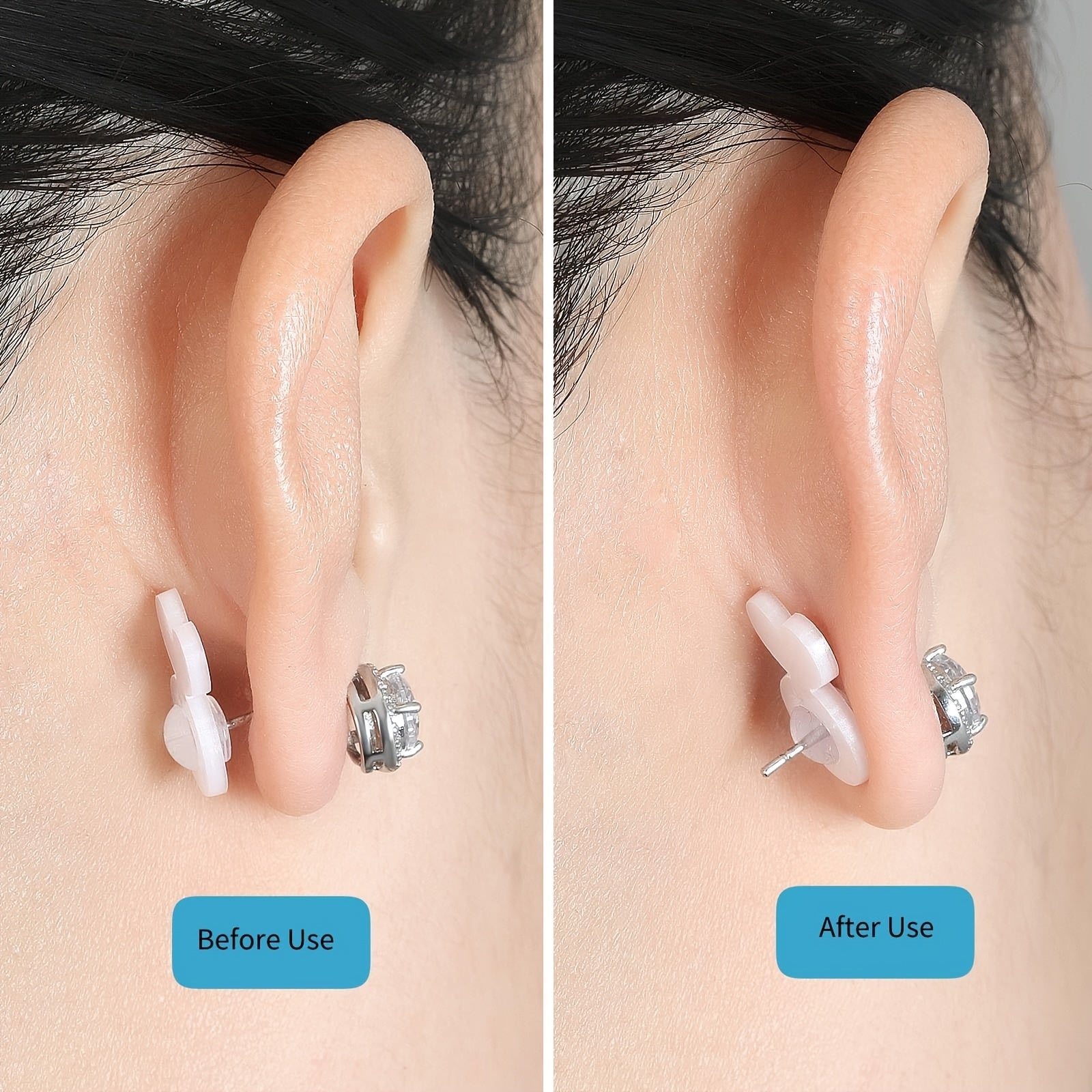 Invisible Silicone Earring Support Backs